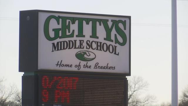 Gettys Middle School. (Jan 30, 2017 FOX Carolina)