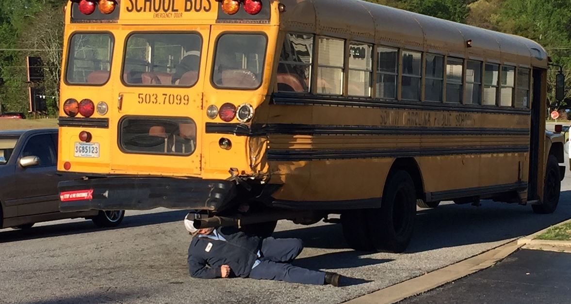 No students hurt when tractor trailer, school bus collide in Gre FOX