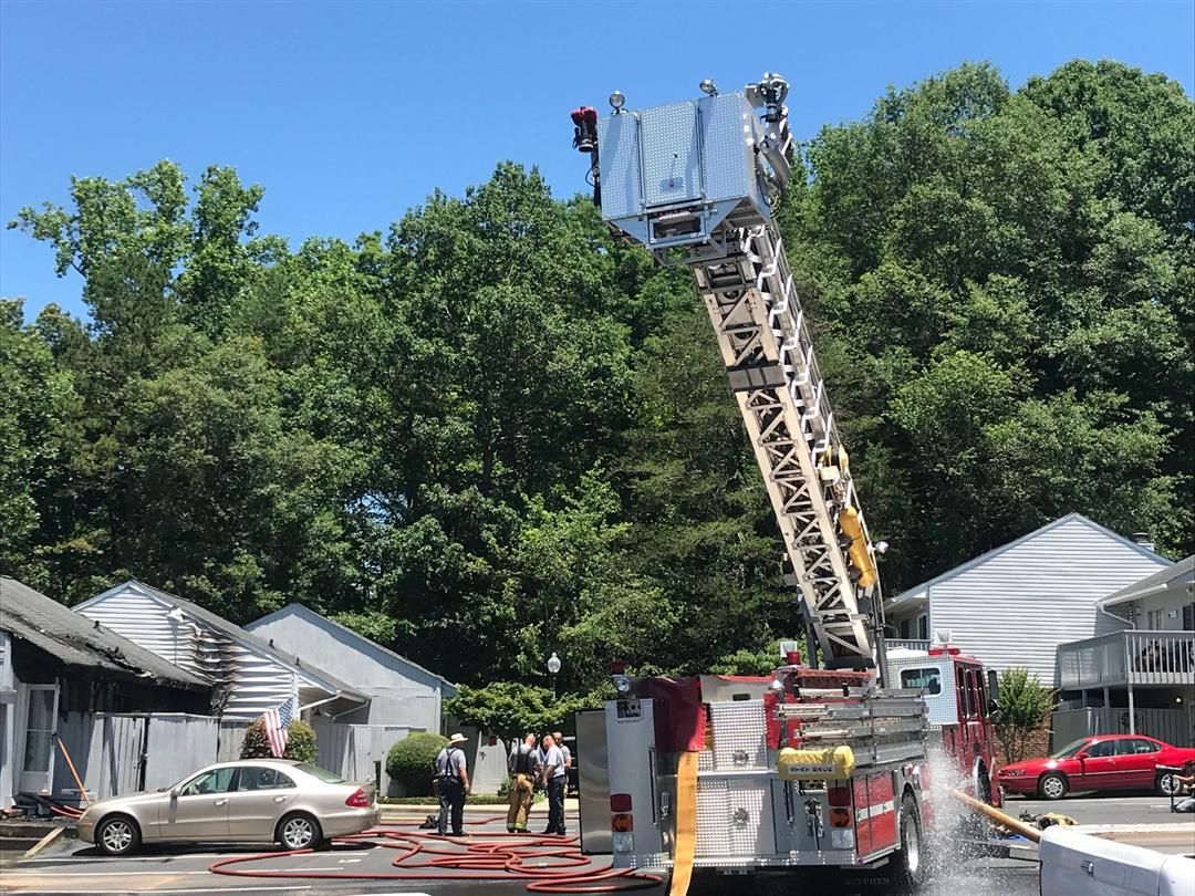 Firefighters say condo fire burned multiple units in Greenville - FOX