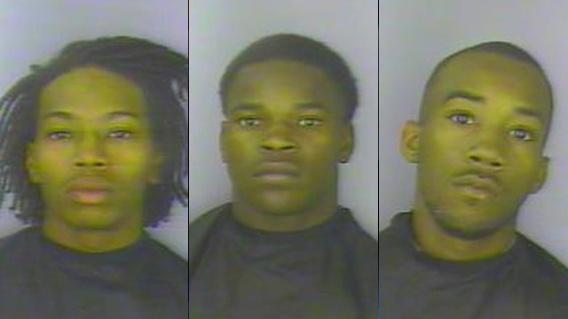 From left to right: Jamaal Byers, Demarcus Henderson, Antonio Morton. (Greenwood - 19645888_SA