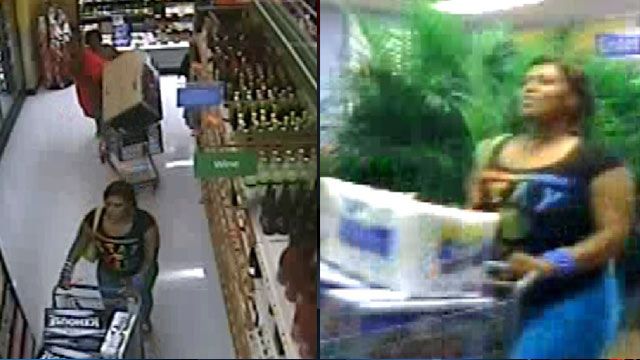 Greenville Co. deputies are looking for two individuals in connection with a theft and assault at Walmart.