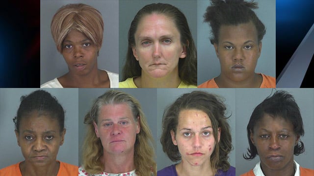 7 women arrested, accused in prostitution sting - FOX Carolina 21